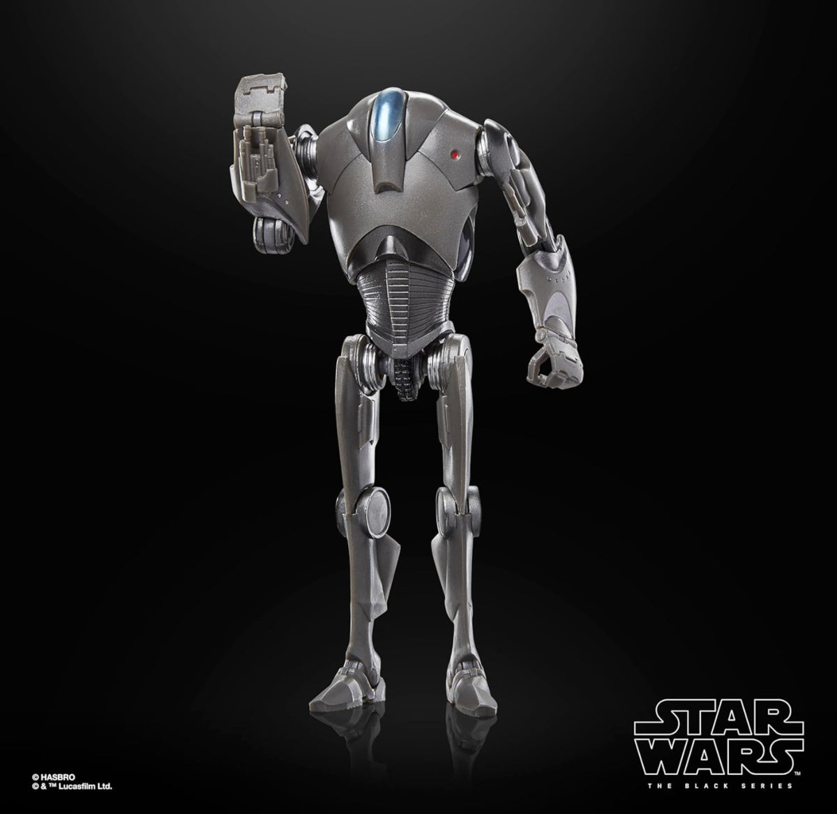 Super Battle Droid Figura De Acción Star Wars Attack Of The Clones Black Series Hasbro 17 cm