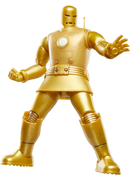 Iron Man Model 01 Gold Figura De Acción Retro Marvel Legends 17 Cm