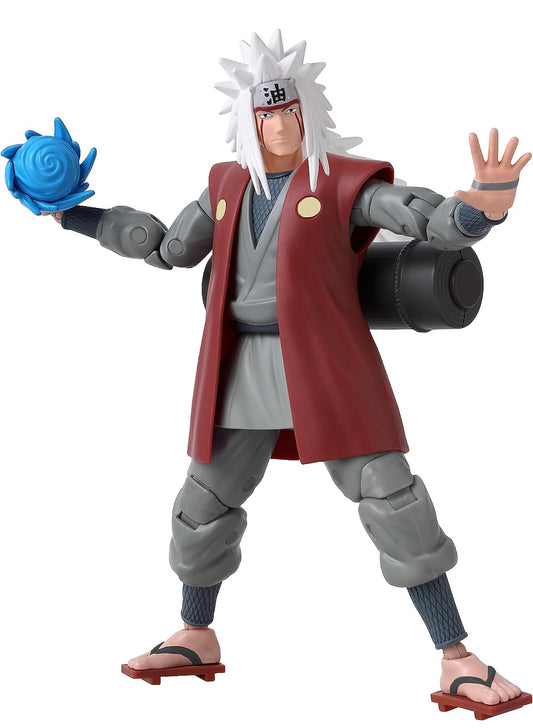 Jiraiya Figura de acción Naruto Shippuden Anime Heroes Bandai 16 Cm