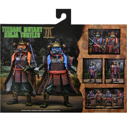 Michelangelo & Leonardo Pack Figuras De Acción Teenage Mutant Ninja Turtles In Time 3 Neca 18 Cm