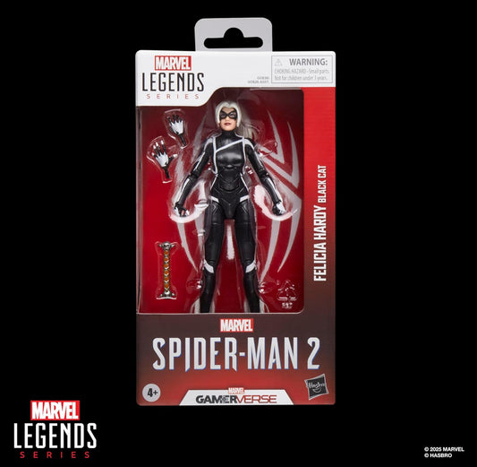 Black Cat Felicia Hardy Figura De Acción Spiderman 2 Gamerverse Ps5 Marvel Legends 16cm