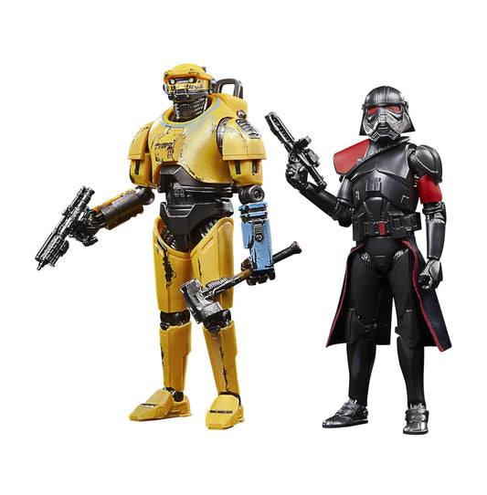Ned B & Purge Trooper 2 Pack Figuras de Acción Carbonized Star Wars Obi Wan Kenobi Black Series 17 Cm