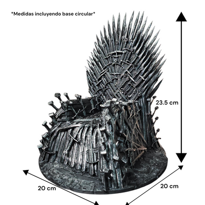 Trono Throne Game Of Thrones Accesorio Figuras De Acción Silla Neca Myth Cloth McFarlane Sh Figuarts Marvel Mafex Star Wars 23 Cm