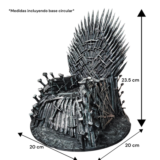 Trono Throne Game Of Thrones Accesorio Figuras De Acción Silla Neca Myth Cloth McFarlane Sh Figuarts Marvel Mafex Star Wars 23 Cm