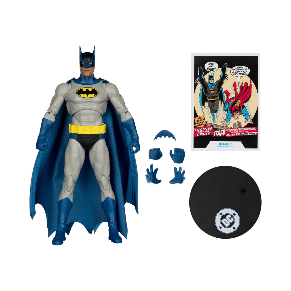 Batman Figura De Acción Worlds Finest Dc Multiverse Mcfarlane Toys 18 cm