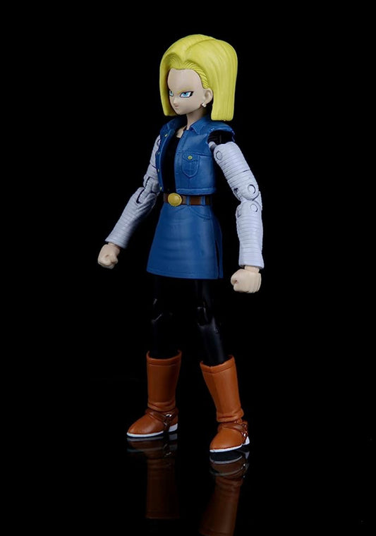 Androide 18 Figura De Acción Dragon Ball Z Dragon Stars Bandai 16 Cm