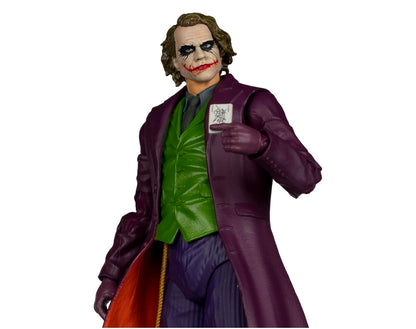 Joker Heath Ledger Figura De Acción Batman Dark Knight Rises DC Multiverse Mcfarlane Toys 18 Cm
