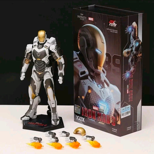 Iron Man Mark 39 Figura de Accion Iron Man 3 Zd Toys 18 Cm