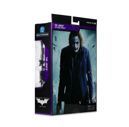 Joker Heath Ledger Figura De Acción Batman Dark Knight Rises DC Multiverse Mcfarlane Toys 18 Cm