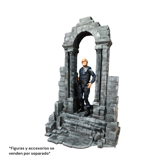 Arco en Piedra Estilo Ancestral Diorama para Figuras de Accion DC, Marvel, Jada Toys, Neca, Fondjoy 32 Cm