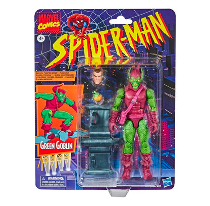 Green Goblin Figura De Acción Spiderman Comics Marvel Legends Hasbro