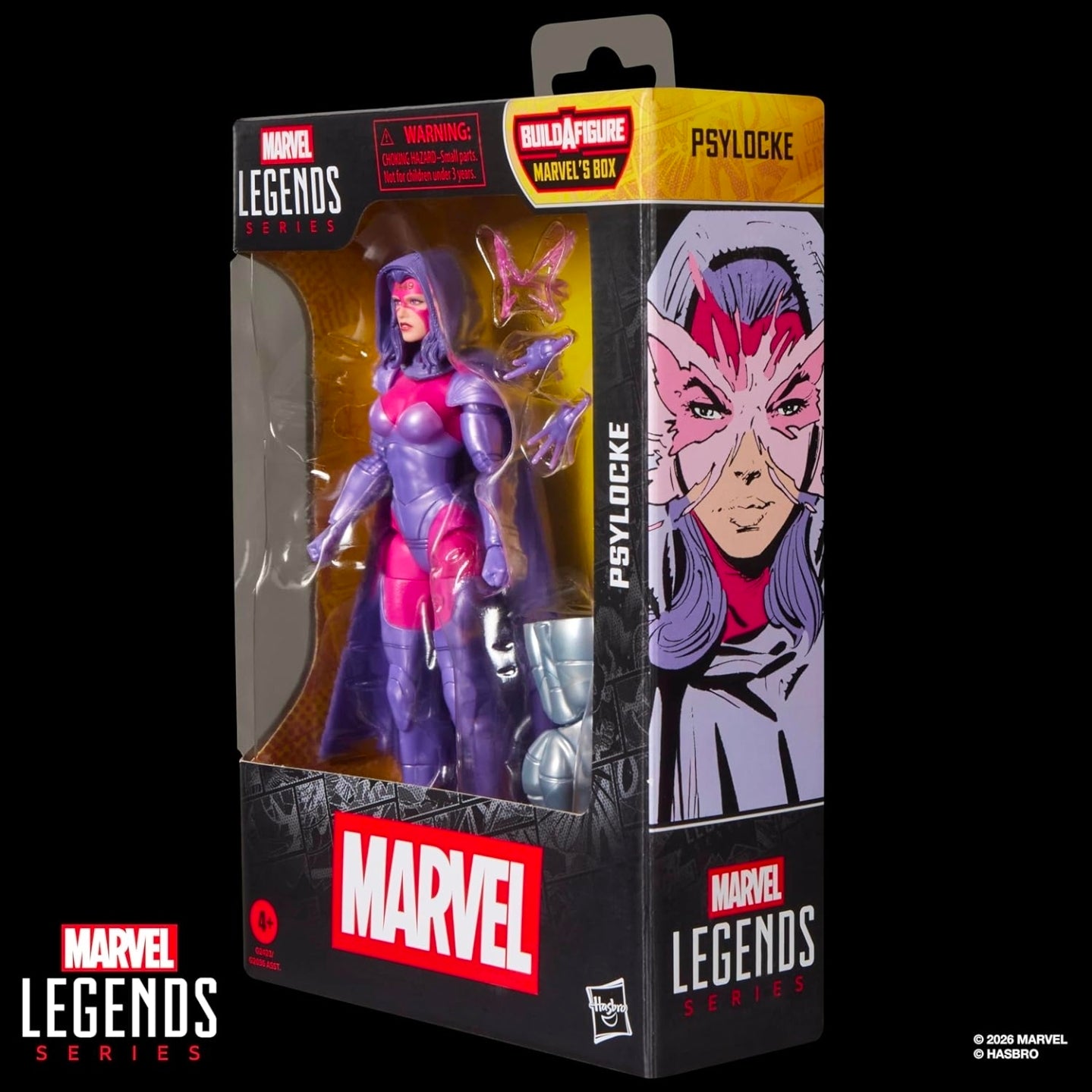 Psylocke Figura de Acción X Men Marvel Legends 15 cm Baf Marvel's Box