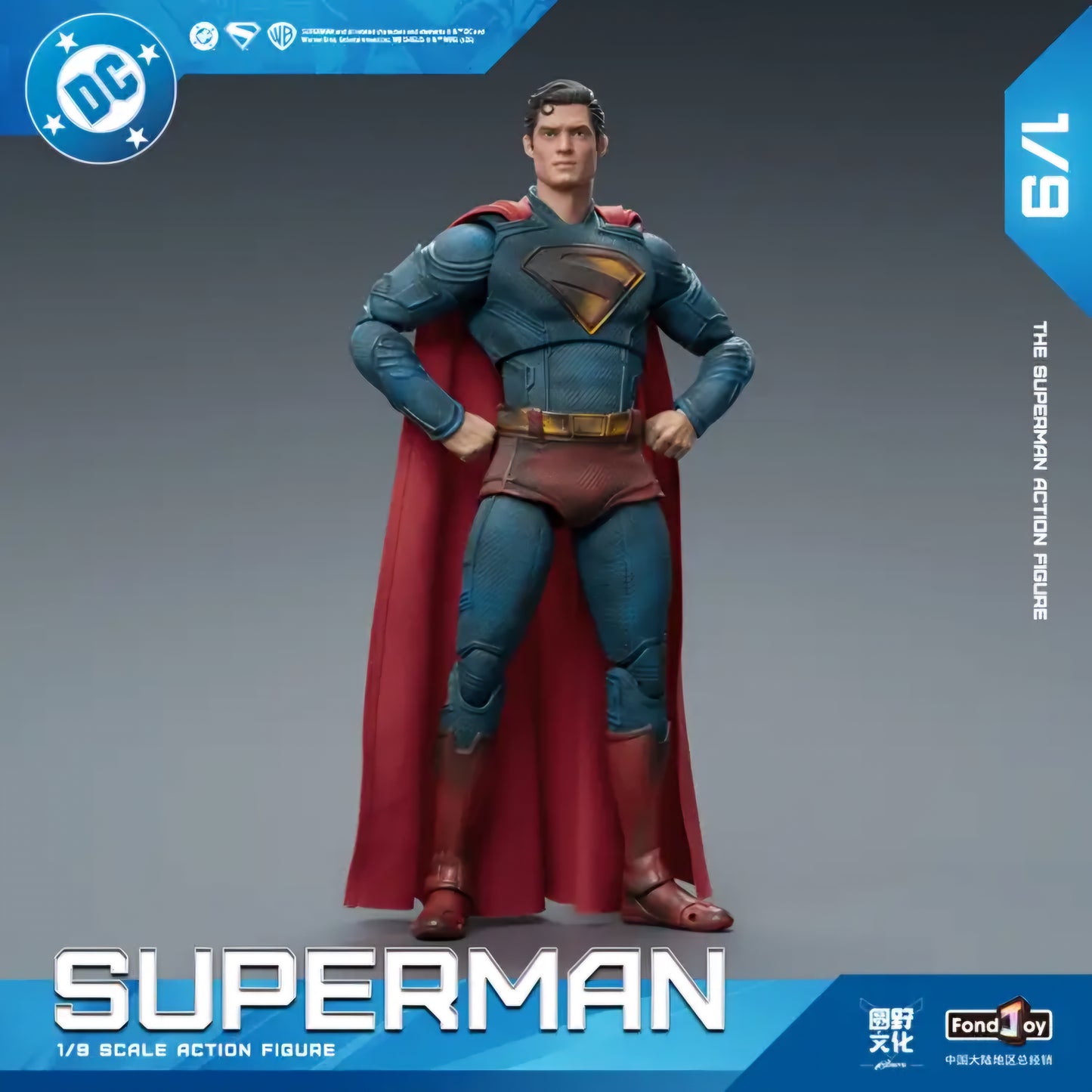 Superman Battle Damaged Figura de Accion Dc Studios Fondjoy 19 Cm