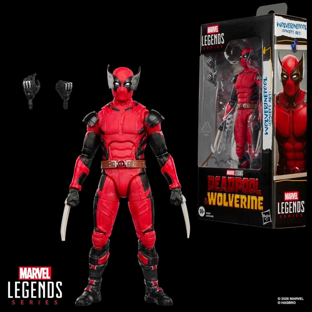 Wolverinepool Figura de Accion Deadpool & Wolverine MCU Marvel Legends 16 Cm