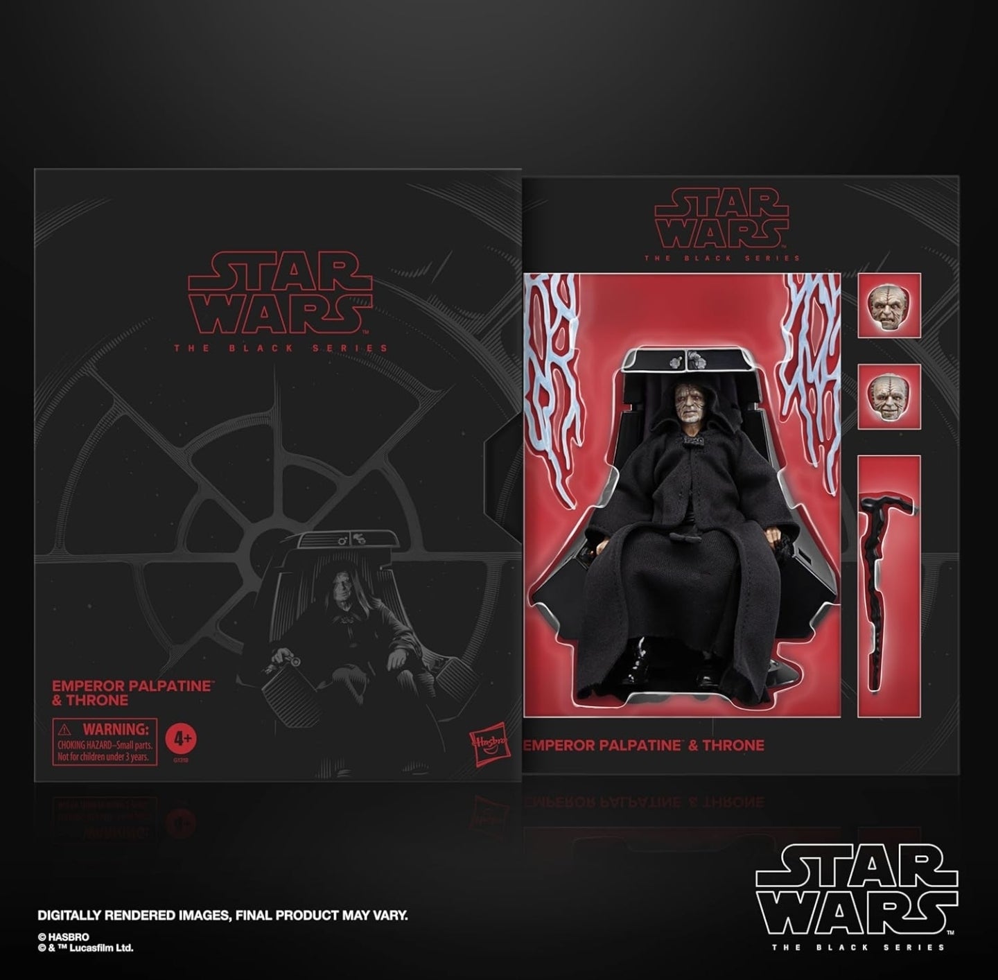 Emperor Palpatine & Throne Pack Figura Star Wars Black Series 16cm