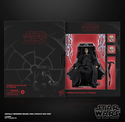 Emperor Palpatine & Throne Pack Figura Star Wars Black Series 16cm