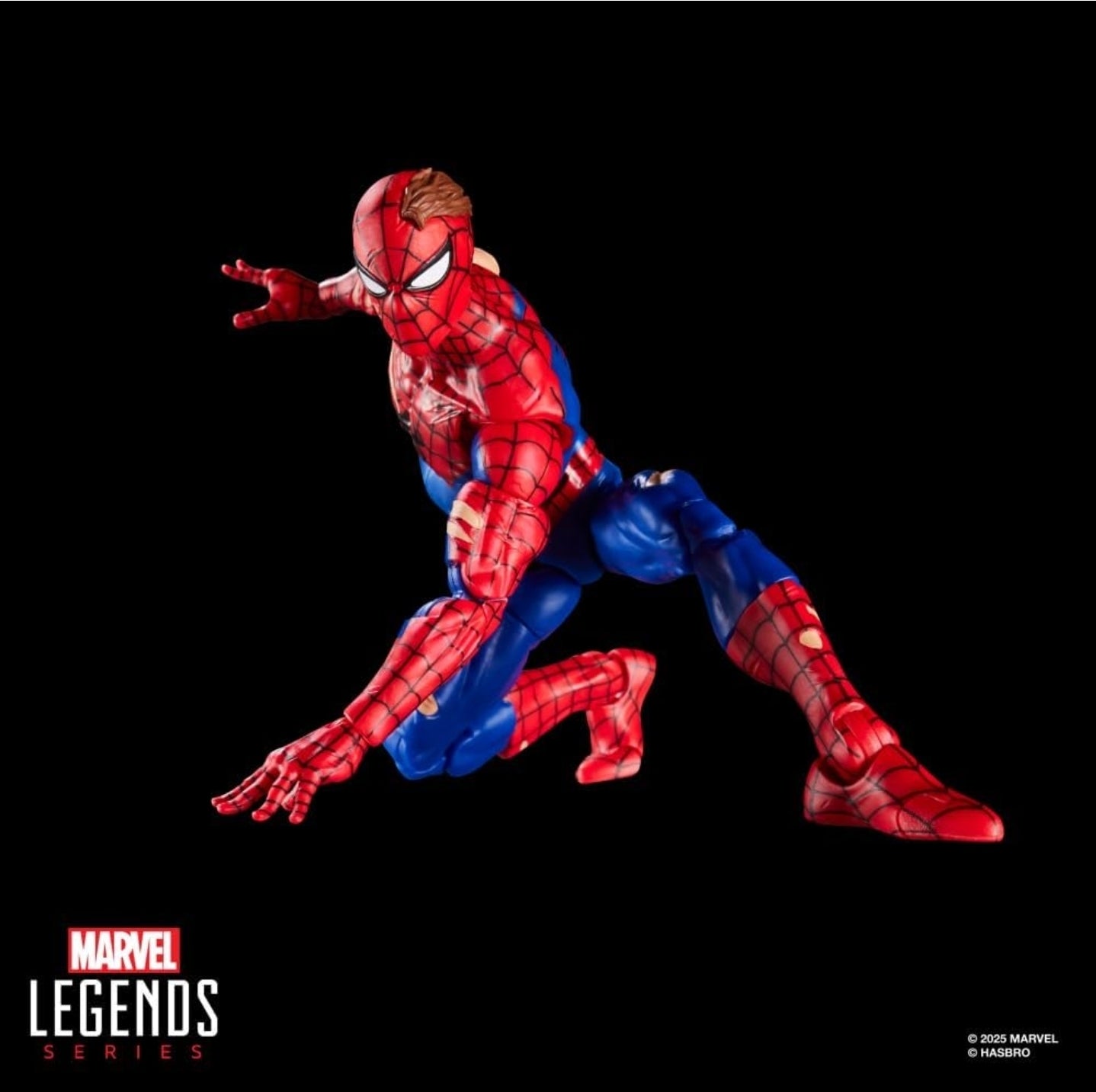 Spiderman Battle Damaged Figura de Accion Magic The Gathering Marvel Legends 16cm