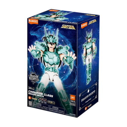 Dragon Shiryu Figura de Accion Model Kit Champion Class Saint Seiya Blokees 15 Cm