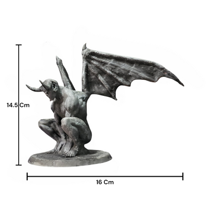 Gargola Grande Para Figuras de Acción 1/12 y 1/10 Estilo Piedra 21.5 Cm