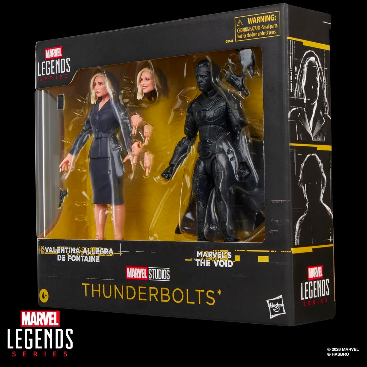 Valentina Allegra De Fontaine & The Void 2 Pack Figuras de Accion Thunderbolts Marvel Legends