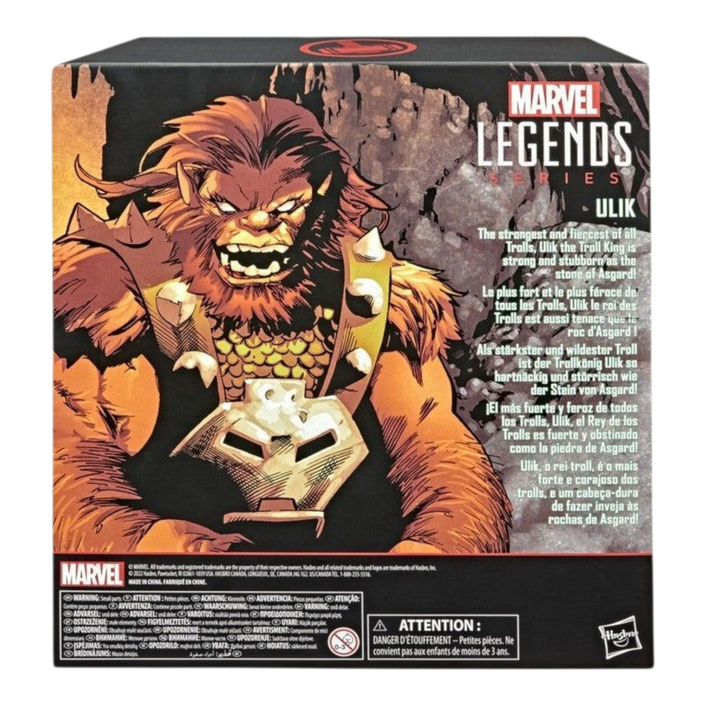 Ulik Figura De Acción Thor Avengers Marvel Legends Hasbro 20 Cm