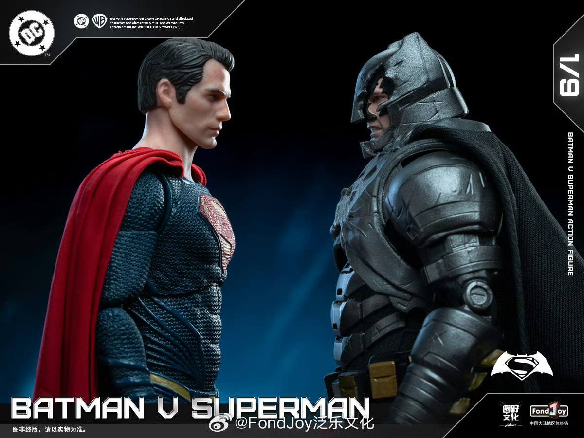 Batman V Superman 2 Pack Figuras De Accion BVS Dawn Of Justice Fondjoy 19 Cm