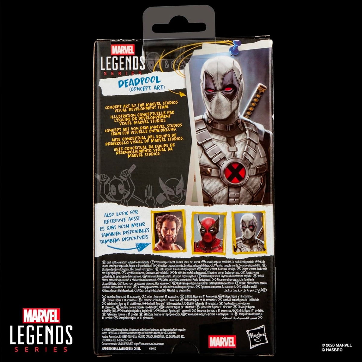 Deadpool Concept Figura de Accion Deadpool & Wolverine MCU Marvel Legends 16 Cm