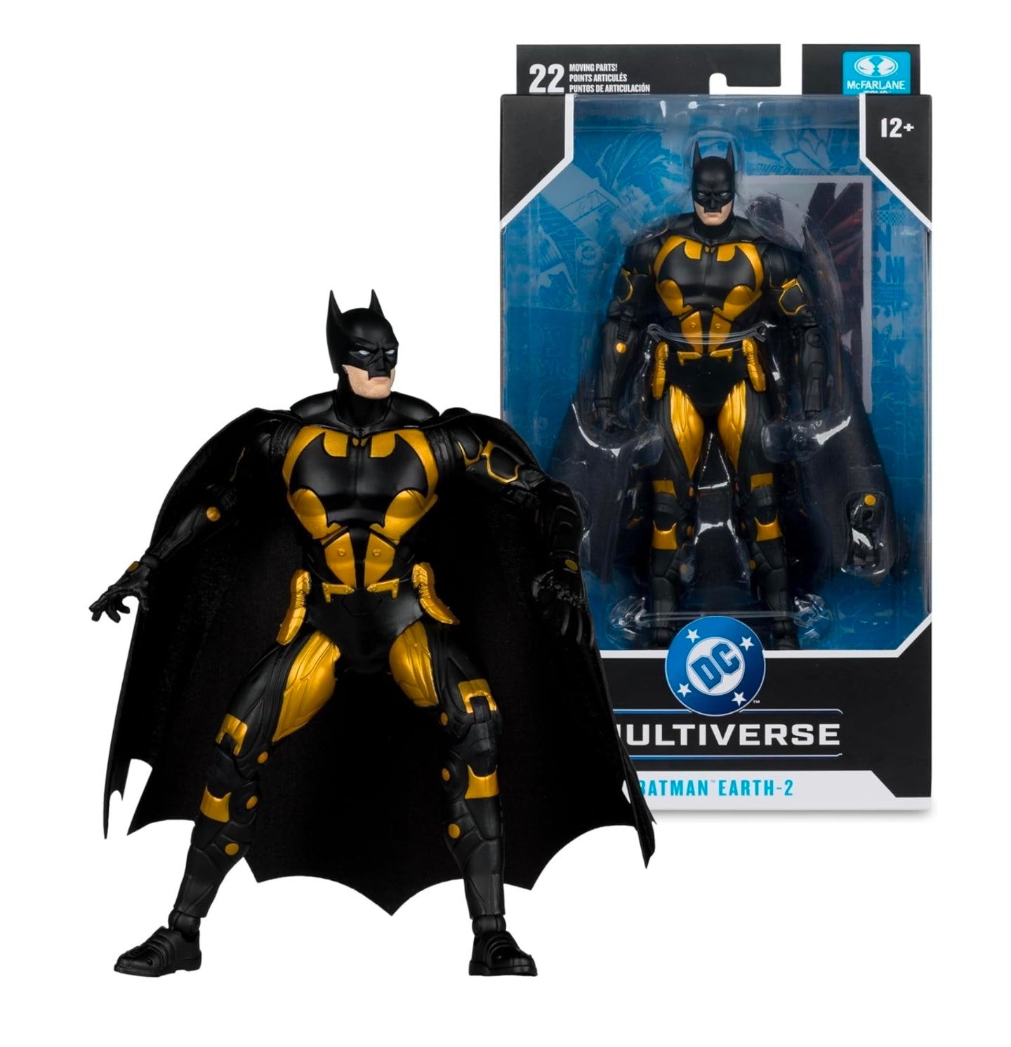 Batman Figura de Acción Earth 2 Society Mcfarlane Toys 18 cm