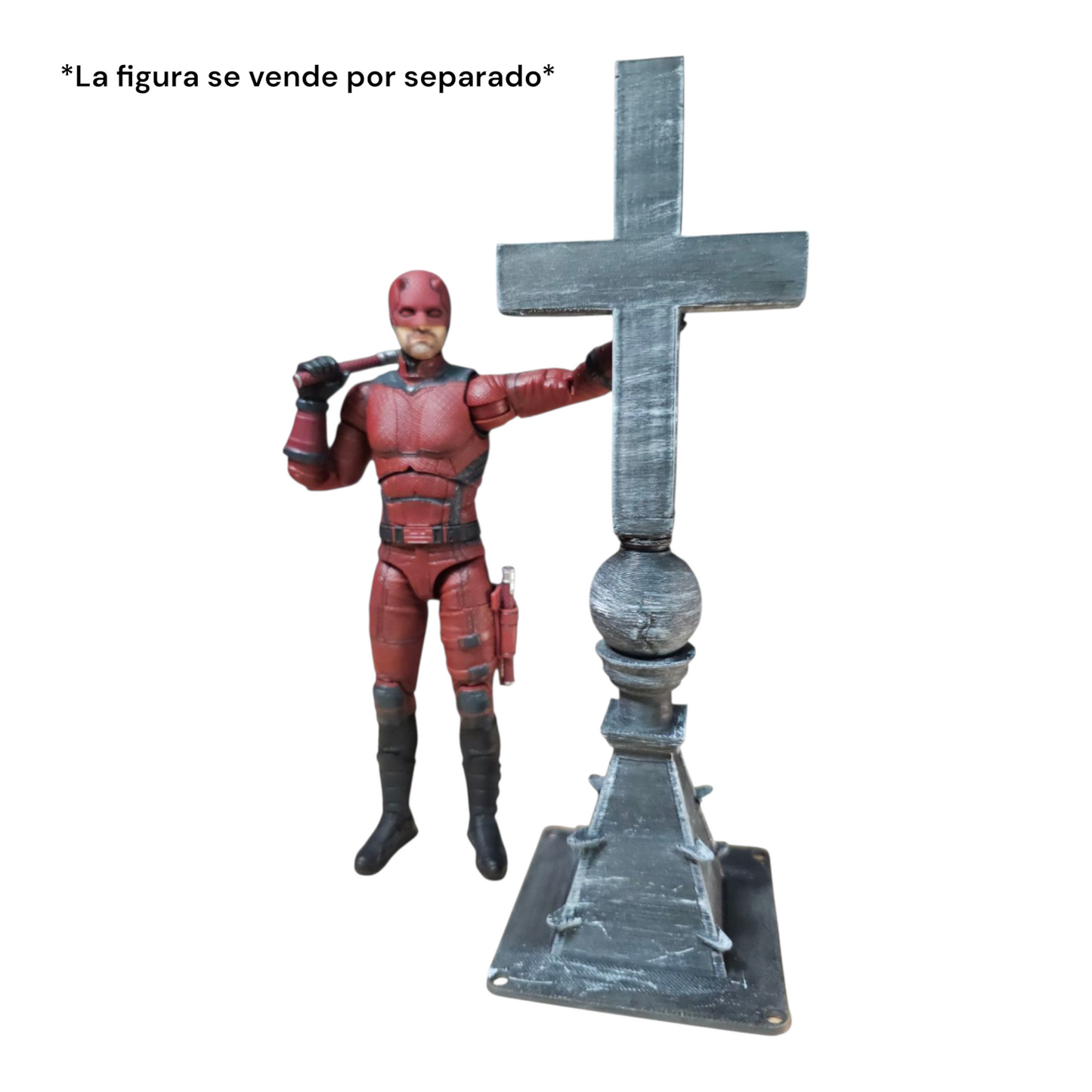 Cruz Base Diorama Para Figuras de Acción 1/10 y 1/12 Marvel, DC, Star Wars, Monsters 20 Cm