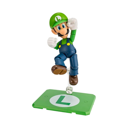 Luigi Figura de Accion Super Mario Sh Figuarts Bandai 11 Cm