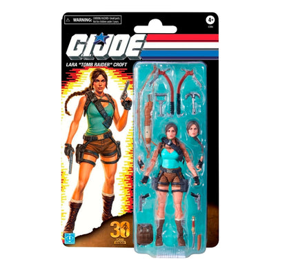 Lara Tomb Raider Croft Figura De Acción GI Joe Classified Hasbro 15 cm