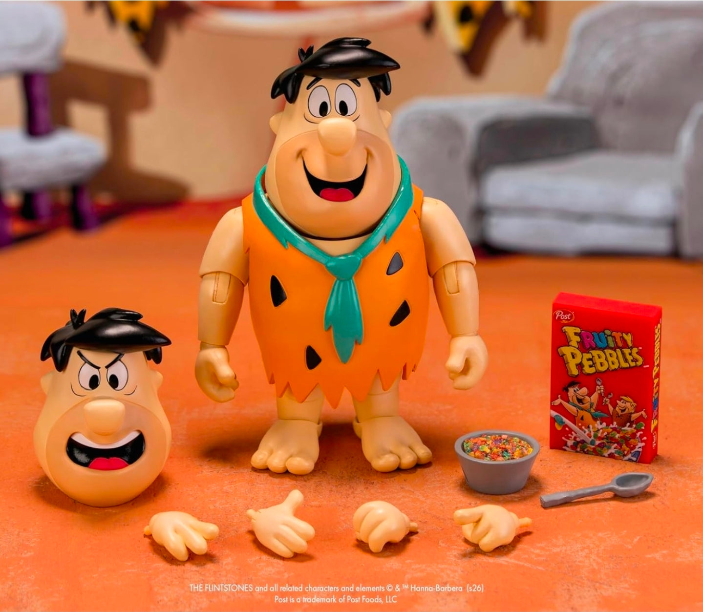 Pedro Picapiedra Figura de Accion Fruity Pebbles Los Picapiedra Jada Toys 15 Cm