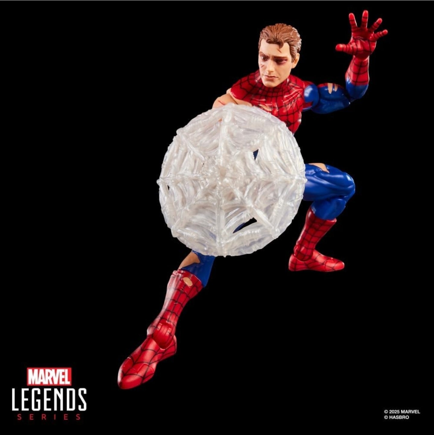 Spiderman Battle Damaged Figura de Accion Magic The Gathering Marvel Legends 16cm