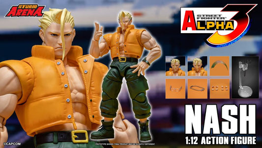 Nash Figura de Accion Street Fighter Alpha 3 Storm Arena 15 Cm