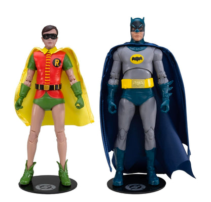 Batman & Robin 2 Pack Figuras de Accion Batman 1966 Dc Collector Ed Mcfarlane 17cm