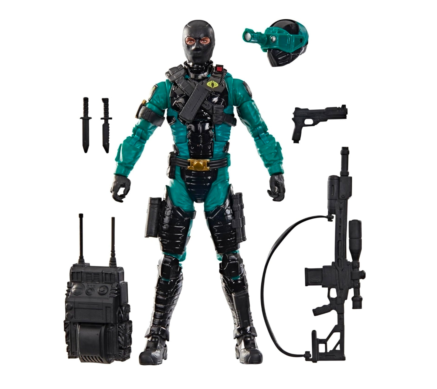 Night Viper Figura de Accion Cobra Gi Joe 187 Classified Series 15 Cm