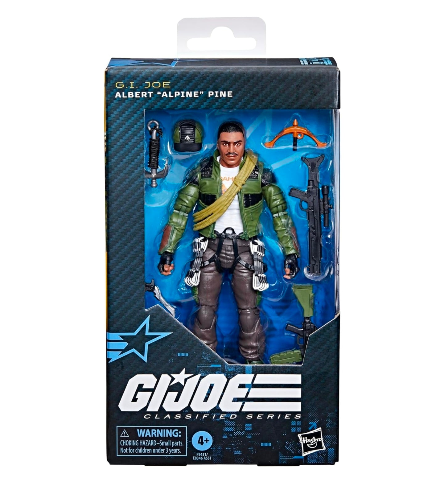 Albert Alpine Pine Figura de Acción Gi Joe 113 Classified Series 16 Cm