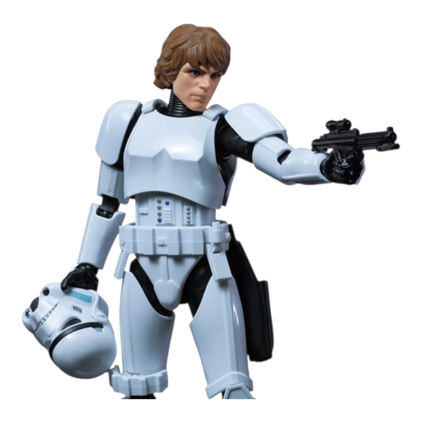 Luke Skywalker Disfraz Stormtrooper Figura de Accion Star Wars A New Hope Blokees Champion Class 15 Cm