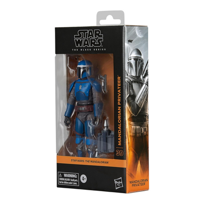 Mandalorian Privateer Figura De Acción Star Wars The Mandalorian The Black Series Hasbro 16 Cm