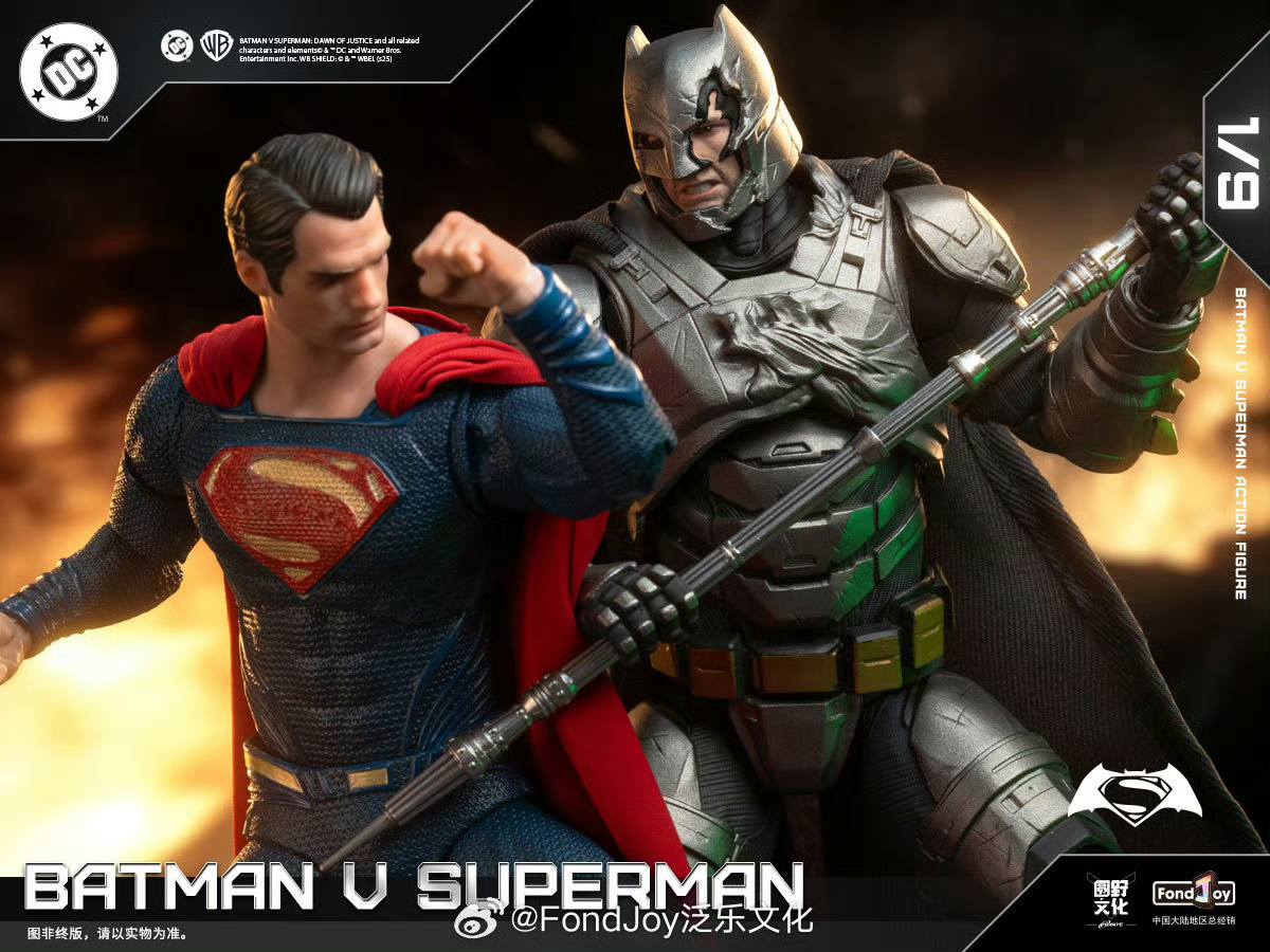 Batman V Superman 2 Pack Figuras De Accion BVS Dawn Of Justice Fondjoy 19 Cm