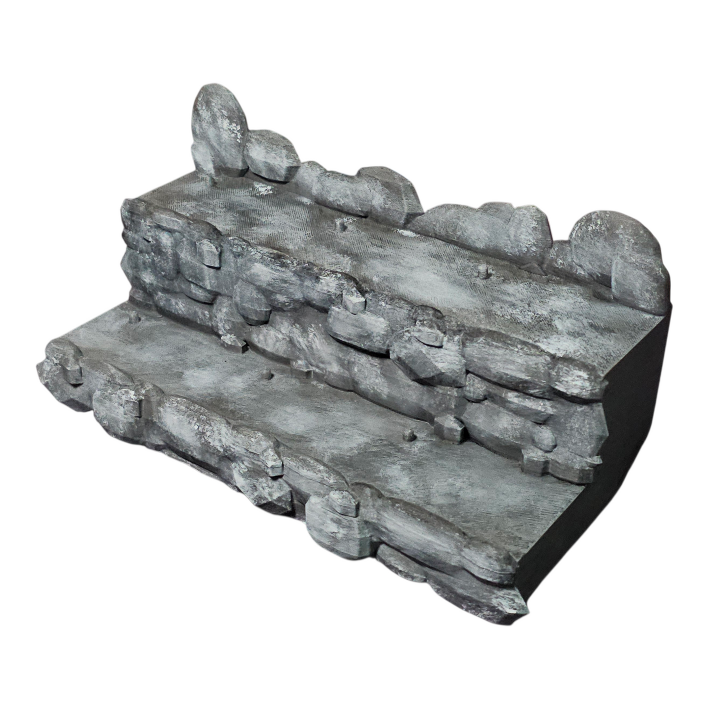 Base Organizadora 2 Niveles para Figuras de Acción 1/10 y 1/12 Estilo Rocoso 21.5 Cm