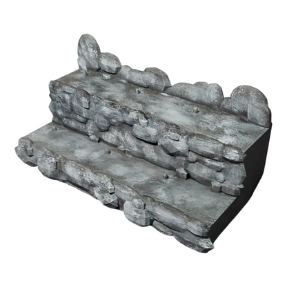 Base Organizadora 2 Niveles para Figuras de Acción 1/10 y 1/12 Estilo Rocoso 21.5 Cm