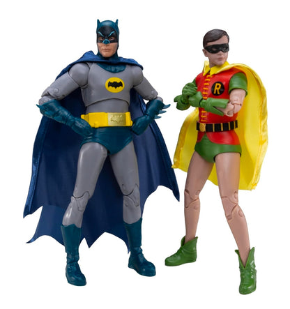 Batman & Robin 2 Pack Figuras de Accion Batman 1966 Dc Collector Ed Mcfarlane 17cm