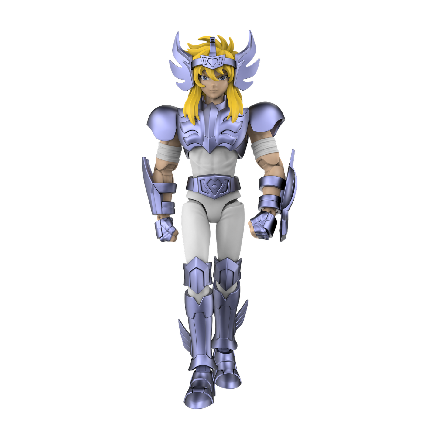 Cygnus Hyoga Figura de Accion Model Kit Champion Class Saint Seiya Blokees 15 Cm