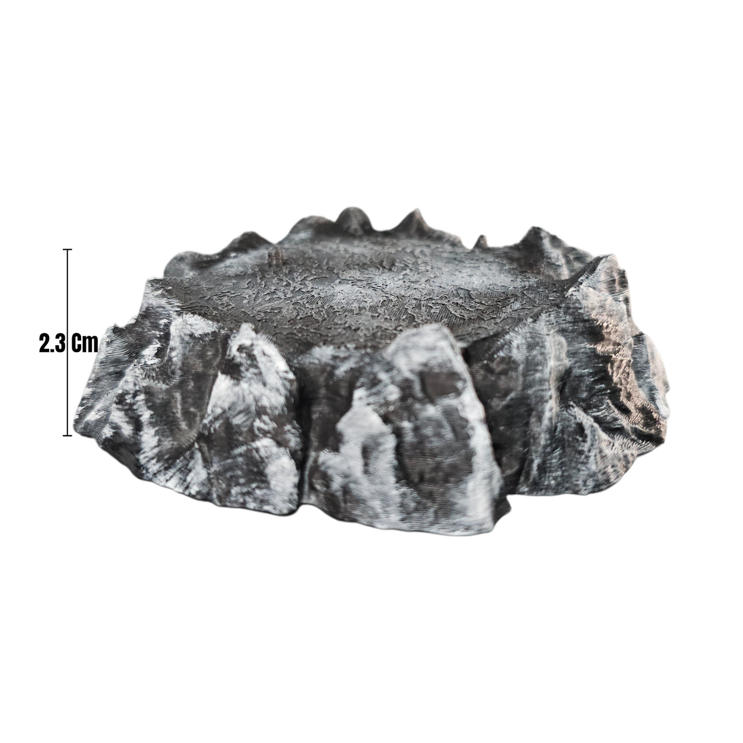 Base Rocosa para Figuras de Accion Estilo Medieval