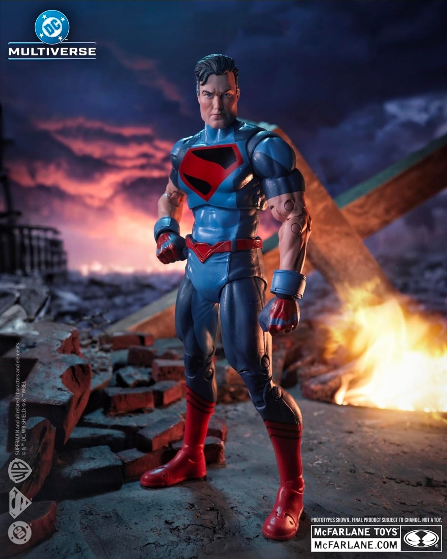 Superman Figura de Acción Superman & The Authority Mcfarlane Toys Dc 18 Cm