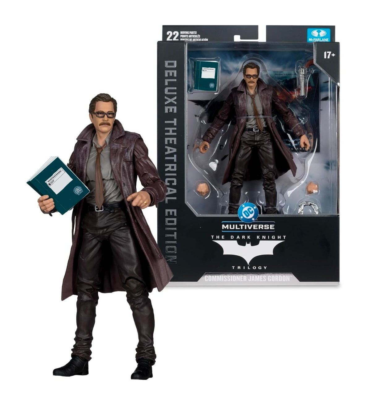 Comisionado James Gordon Figura De Acción Batman Dark Knight Trilogy Deluxe Theatrical Edition Mcfarlane 18 Cm