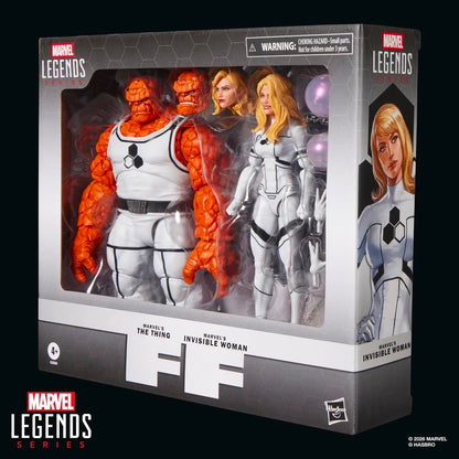 The Thing & Invisible Woman Pack Figuras de Acción Future Foundation Fantastic 4 Marvel Legends 17 Cm