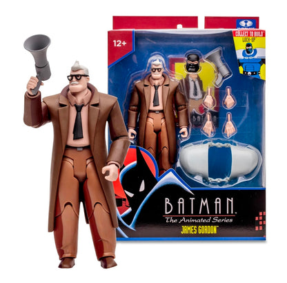 James Gordon Figura de Accion Batman The Animated Mcfarlane Toys DC Direct 16 Cm