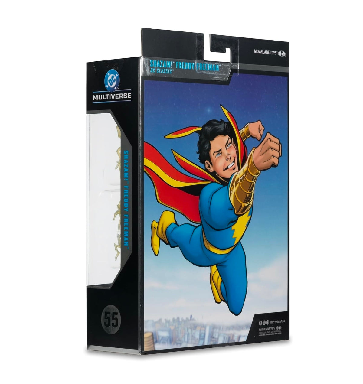 Shazam Freddy Freeman Figura De Acción Collector Edition Mcfarlane 17 Cm